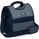 Igloo Gripper Soft Sided Cooler Bag | Insulated Dual Compartment Lunch Cooler