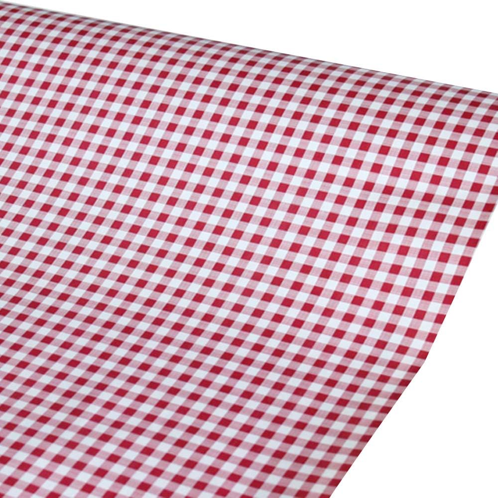 Yifely Red Gingham Shelf Drawer Liner Easy Apply Furniture Protective Paper Cover Writing Desk School Locker 17.8 Inch by 13 Feet
