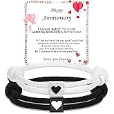 Miss Chipmunk Valentines Day Gifts for Her- Couple Gifts Matching Bracelets for Couples Anniversary Valentines Gifts for Him Her Lovers Boyfriend Girlfriend Husband Wife