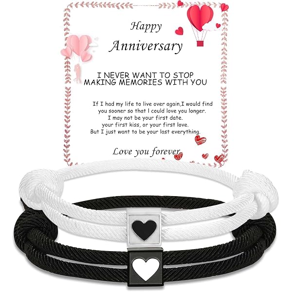 Matching Bracelets For Couples - Puzzle Heart Design, Stainless Steel, Anniversary & Valentine's Gift - View #6