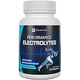 Only Nutri Labs Electrolyte Capsules – Sugar-Free Hydration Supplement with Potassium, Magnesium, Sodium, Calcium & Vitamins B6 & D – 120 Vegan Capsules for Daily Hydration & Energy Support