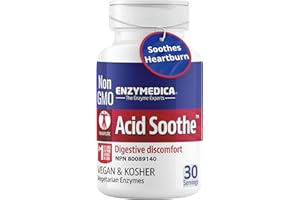 Enzymedica - Acid Soothe, 30 Vegan Capsules 30-Day Supply - Digestive Discomfort, Digestive Enzymes to Break Down Foods, Gut 