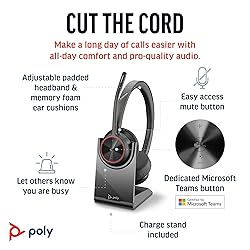 Poly Voyager 4320 UC Wireless Headset & Charge