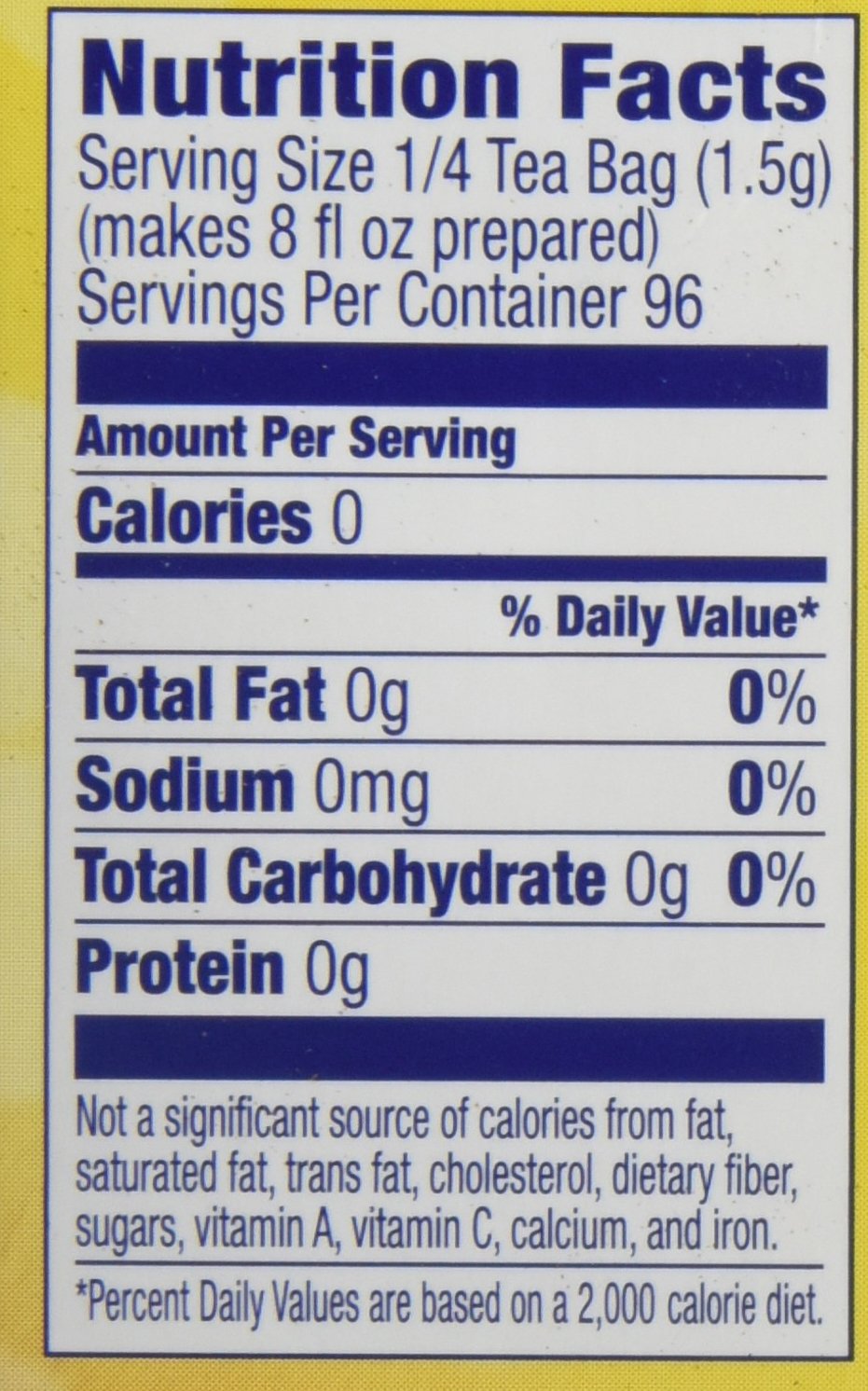 Lipton Family Black Iced Tea Bags, Unsweetened Decaffeinated, 24 ct eBay