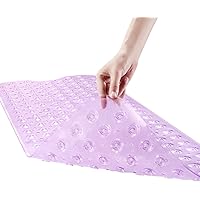 YINENN Bath Tub Shower Mat 40 x 16 Inch Non-Slip and Extra Large, Bathtub Mat with Suction Cups, Machine Washable Bathroom Ma