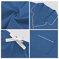 COLORFULLEAF Women's 100% Cotton Long Sleeve Pajama