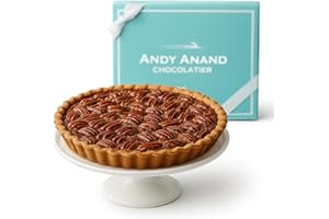 ANDY ANAND CHOCOLATIER Andy Anand Sugar Free Chocolate Pecan Pie - Diabetic Friendly Delight with Real Chocolate, Rich & Decadent, Keto Friendly, Perfect for Guilt Free Celebrations (2.2 lb)