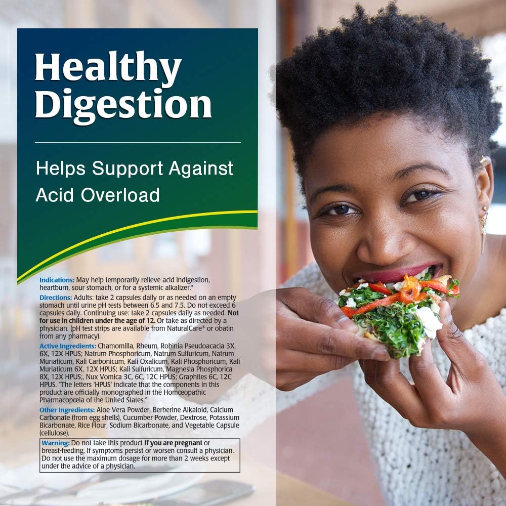 VAXA Homeopathic Medicinal Systemic Alkalizer for Buffering an Acid pH System, Buffer-pH, Capsules , 120 capsules: Health & Personal Care