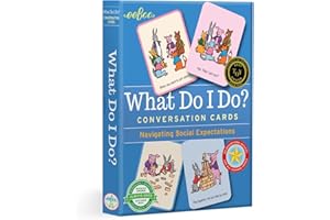 eeBoo: What Do I Do? Conversation Flashcards, Helps Develop Empathy Through Illustrations of Social Situations That Show Complex Emotions, Valuable Communication Skills Formed, for Ages 3 and up
