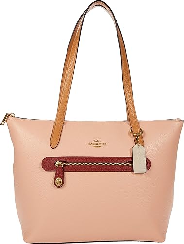 coach color block tote