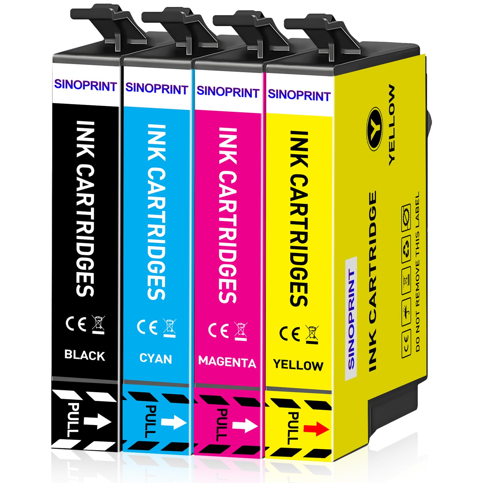 SINOPRINT 405XL Compatible with Epson 405XL Ink Cartridges for Epson WorkForce Pro WF-7840 WF-4820 WF-7830 WF-4830 WF-7310 WF 3820 WF 3825 WF 4825 WF7830 WF4820 WF7840 WF3820, 4 Pack