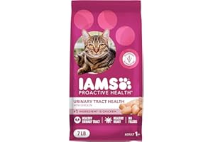 IAMS Proactive Health Adult Urinary Tract Health Dry Cat Food with Chicken, 7 lb. Bag
