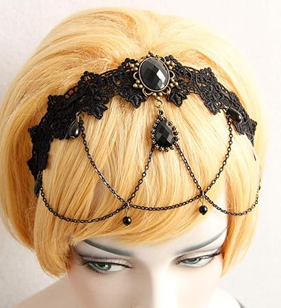 Amazon Com Vintage Tassel Flower Headband Hair Band Wedding