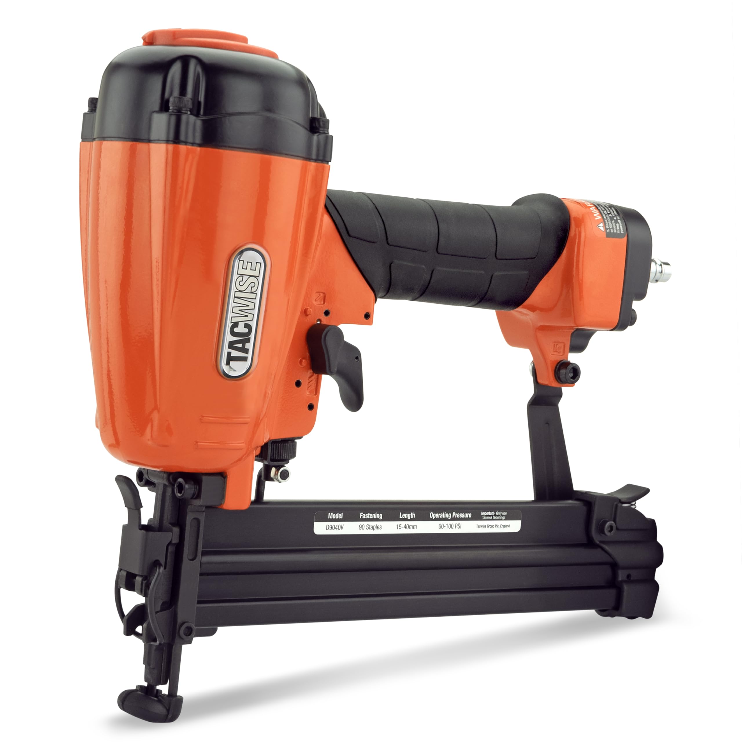 Tacwise D9040V Narrow Crown Air Stapler, Uses Type 90 / 15 - 40 mm Staples