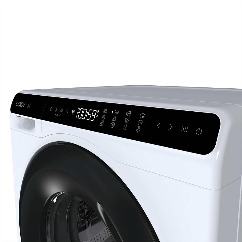 Máquina de lavar ProWash 700 Mini CW50-BP12307U1-S 5 KG, 1200 rpm, Ecrã Digital, Conectividade WIFI, 12 Ciclos, Inversor, Arranque Atrasado 24H, Trava de Crianças, Detetor KG, 69 DB, Branco