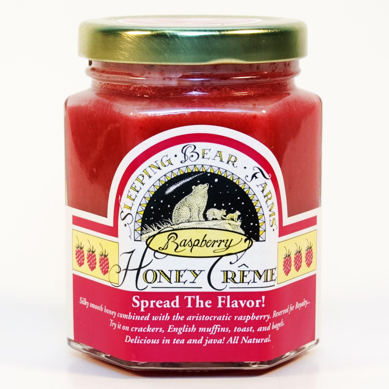 Raspberry Honey Creme 8 oz. Jar - Case of 12