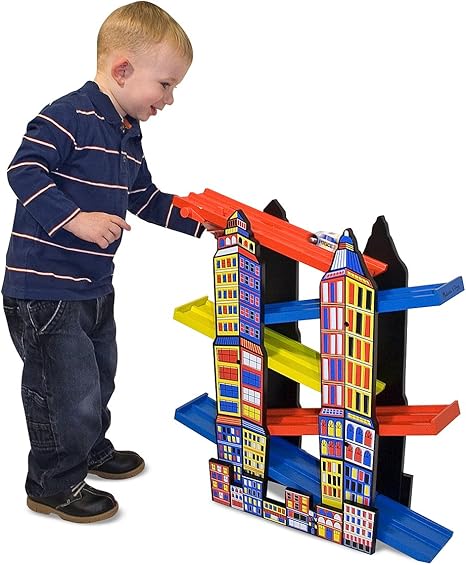 Melissa \u0026 Doug Deluxe Wooden Ramp Racer 