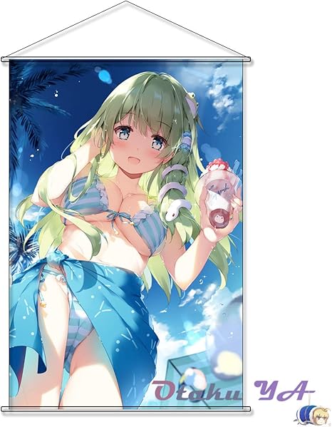 Amazon Otakuya タペストリー 東方project 東方プロジェクト 東風谷 早苗 こちや さなえ ポスター 掛ける絵 巻物 軸物 アニメ 漫画 可愛い アニメ おしゃれ 萌え カスタム可能 90cmx60cm アニメ 萌えグッズ 通販
