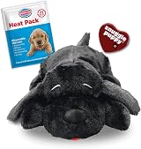 Snuggle Puppy Original Heartbeat Stuffed Toy for Dogs Black