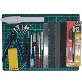 Alemon Gundam Modeler Builder's Tools Craft Set Kit 16 PCS for Professional Hobby Model Assemble Building