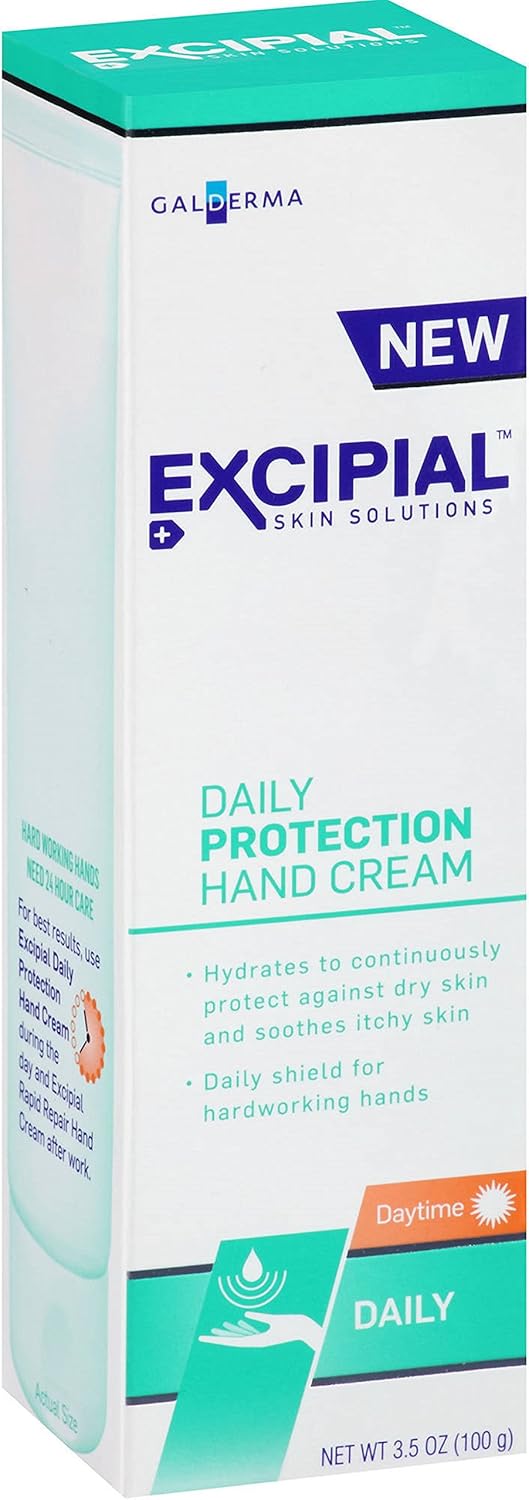 Excipial Skin Solutions Daily Protection Hand Cream, 3.5 oz - 2pc: Health & Personal Care