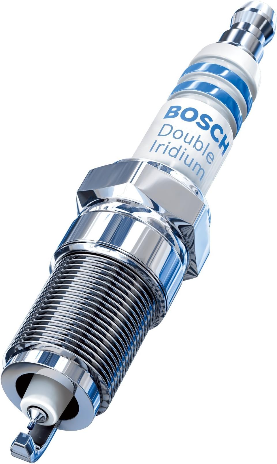 Bosch Automotive 9657 Double Iridium OE Replacement Spark Plug Up to 4X Longer Life (1 Pk) Buick Cadillac Chevrolet Ford GMC Isuzu Mazda Mercedes-Benz Mercury, Merkur Oldsmobile Pontiac +More