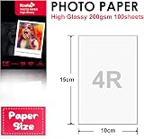 Koala Inkjet Photo Paper 6x4 10x15cm Glossy 100 Sheets 200 GSM view 3