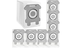 NautDuty 8 pack Replacement Roomba Vacuum Bags Compatible with iRobot Roomba i7 i7+, i8 i8+, i3 i3+, i4 i4+, i1+, i6 i6+, j7 j7+, s9 s9 Plus Bags Bulk Trash Bags Automatic Dirt Disposal Bags Bin Bags