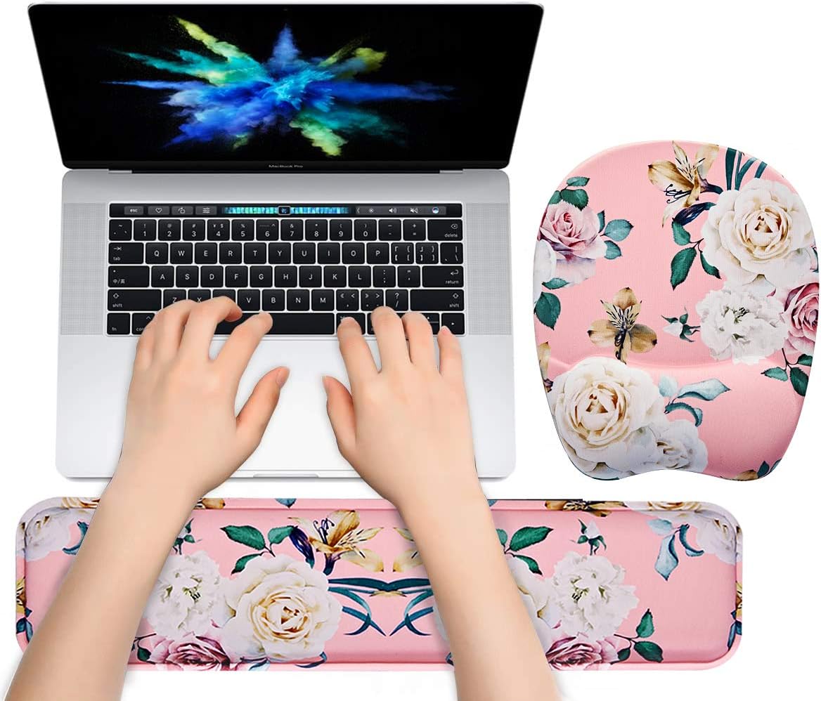 Keyboard Wrist Rest Mouse Pad Wrist Support for Computer Desktop/Laptop/Notebook