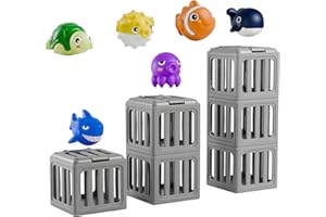 Dive Toys,Cute Waterproof Floating Sinking Cage - Cute Diving Toys for Kids | for Boys Girls Summer Vacation Backyard Lake Ri