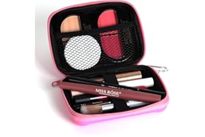 AOLIKOKO All in One Makeup Kit for Women - Full Professional Kit With Pressed Powder, Blush, Eyeliner, Eyeshadow, Mascara, Lip Gloss and Lipstick (Pink)