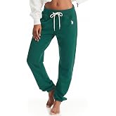 U.S. POLO ASSN. Womens Sweatpants with Pockets | French Terry Womens Joggers or Cuffed Leg Sweats