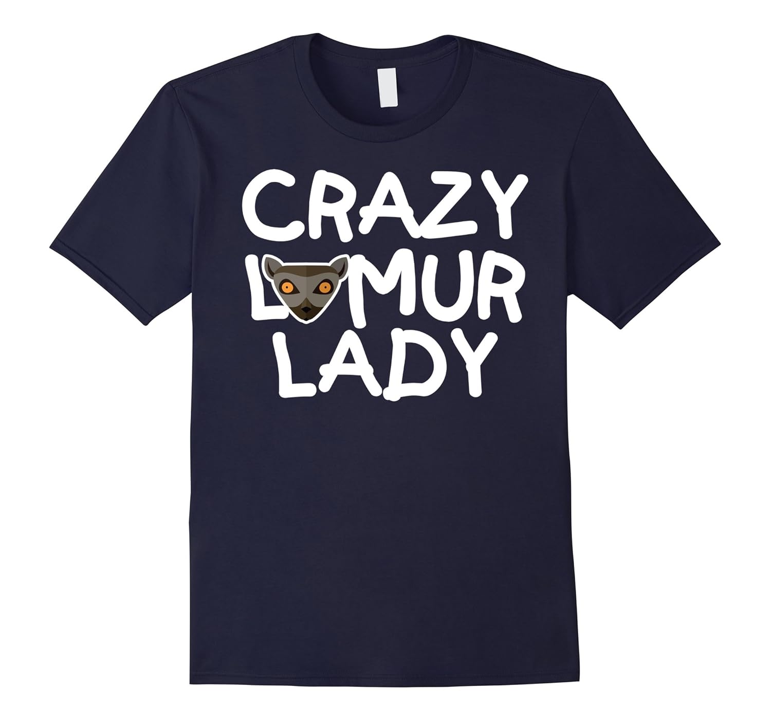 Crazy Lemur Lady T shirt-Rose