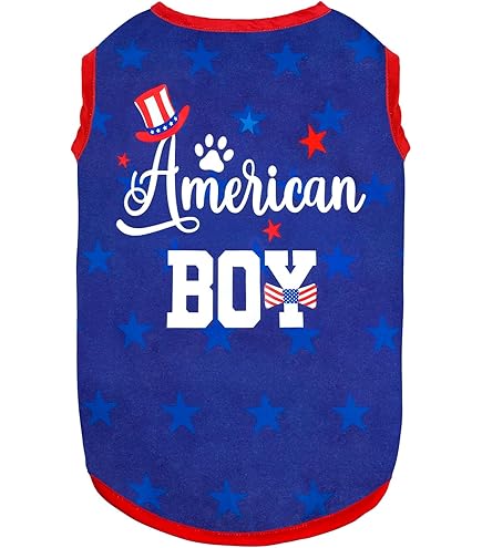 Amazon 4th Of July Dog Shirt Dog Clothes American Flag Inspired