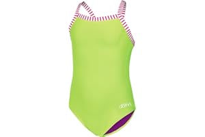 Dolfin Little Toddler Girls Swimsuit Solid 1-Piece