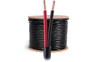 Cables Direct Online Speaker Wire 16 Gauge, 500 ft for Outdoor and Indoor Use, 16/2 CCA (Copper Clad Aluminum) Stranded Bulk Audio Cable, In Ground Direct Burial Waterproof and UV Resistant