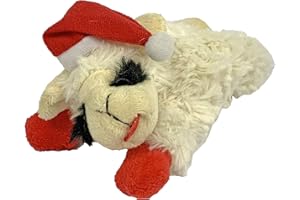 Multipet Holiday Lambchop Dog Toy 6", for small breeds