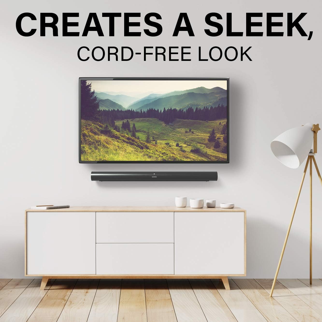 Sanus Extendable Soundbar Wall Mount Designed for Sonos Arc Sound bar - Image 3