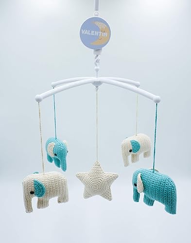 crochet cot mobile