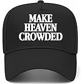 Make Heaven Crowded Vintage Trucker Hat | God Jesus | Premium Snapback Baseball Hat for Men & Women