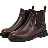 Jiamolen Men's Chelsea Boots Casual Ankle Boot Casual Slip On Boot for Men Classic Stylish Dress