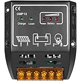 Anself 10A 12V/24V Solar Charge Controller Solar Panel Battery Regulator Safe Protection