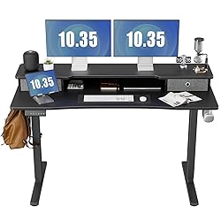 DUMOS 55 Inch Electric Standing Desk with Double