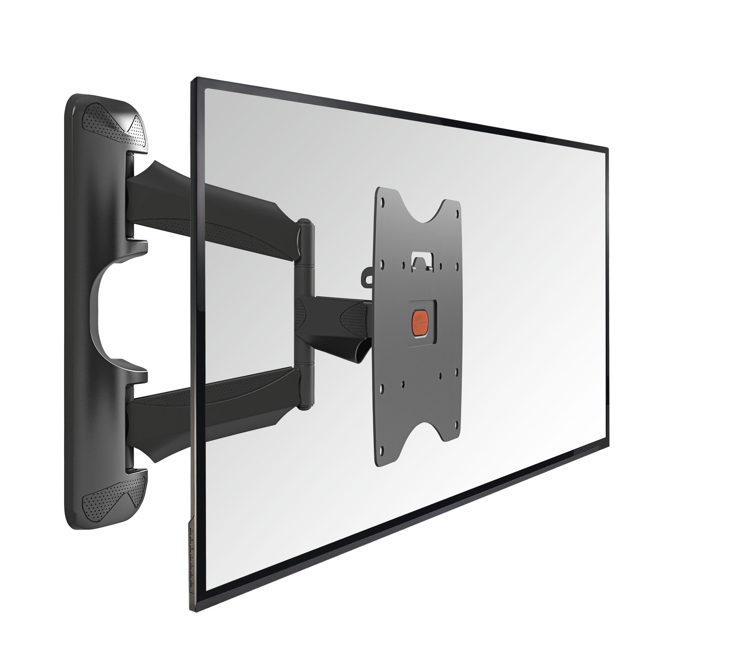 Vogel's BASE 45M full-motion TV wall mount for 32-55 Inch TVs, max. 66 lbs (30 kg), swivels up to 180°, tiltable, TV wall mount, max. VESA 400x400, Universal compatibility