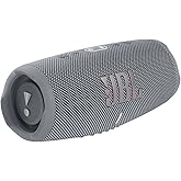JBL CHARGE 5 - Portable Bluetooth Speaker - Gray (Renewed)