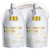 ZAIDOC Keratin Hair Mask, 2 Pcs Peptide Deep Conditioner Treatment for Damaged, Dry, Color Treated Hair, Intensive Repair with Jojoba&amp;Rosemary Oil, 8.82oz