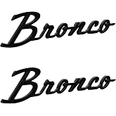 2021-2026 Ford Bronco Classic Gloss Black Fender Badge Kit M-1447-BSGS