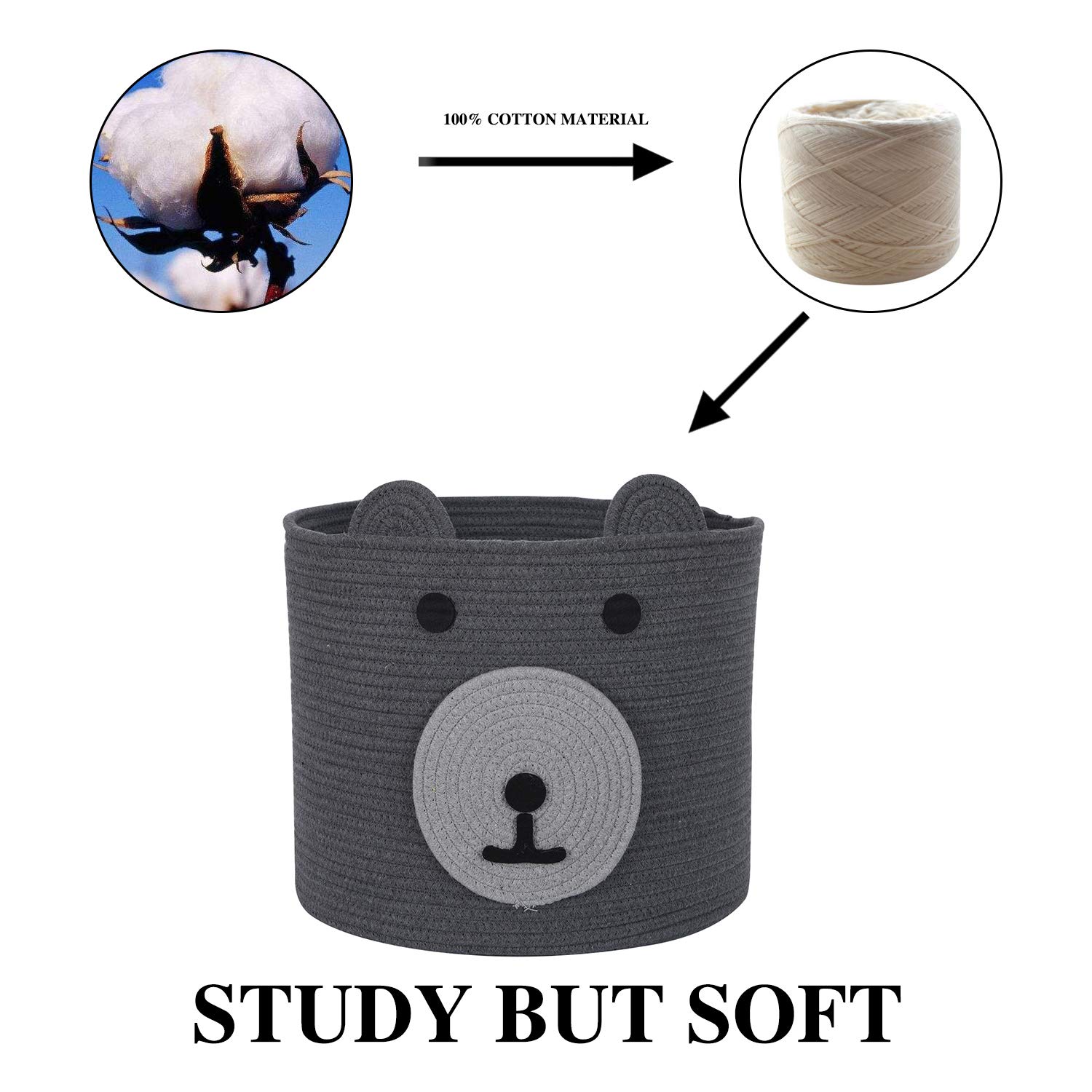 soft storage baskets for toys