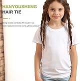 Hanyousheng 100 Pcs Small Elastic Hair Bands Black 2.5 cm Diameter view 6
