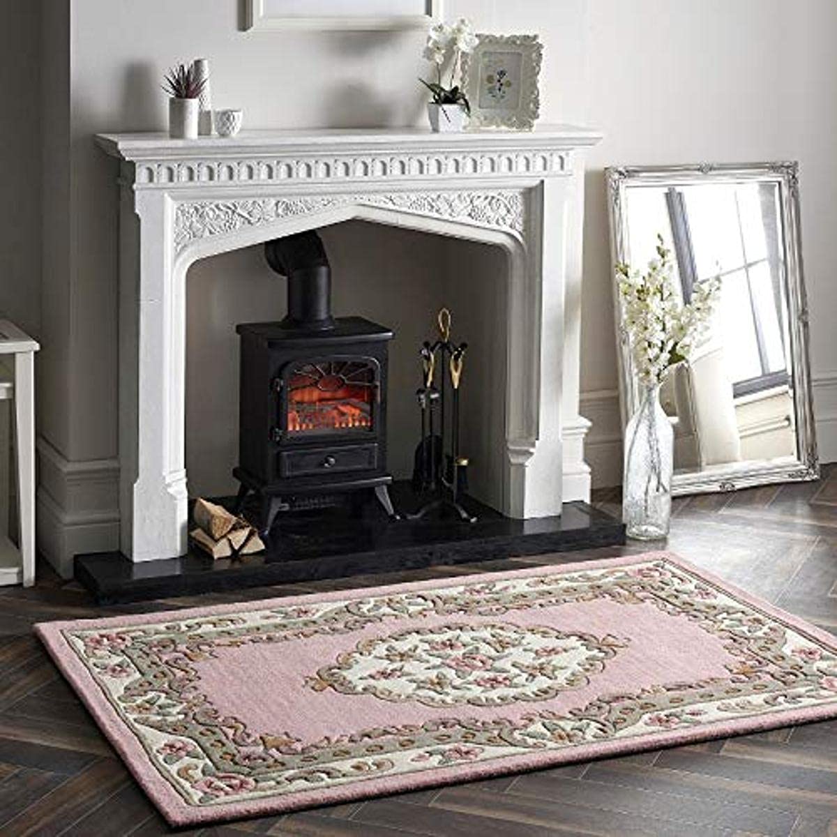 Rugs Direct Origin Shensi Green Rug, 75 x 150